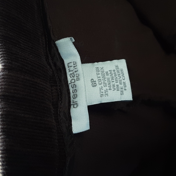 Petite Brown Corduroy Pants - Picture 6 of 6